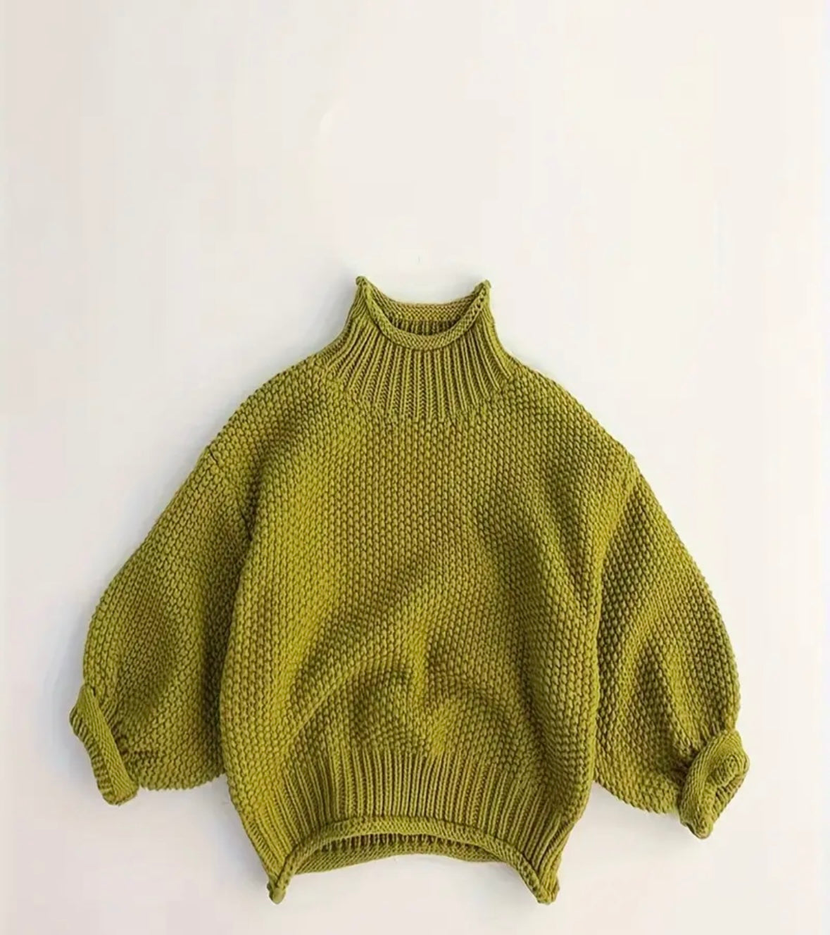 High Neck Knit Sweater