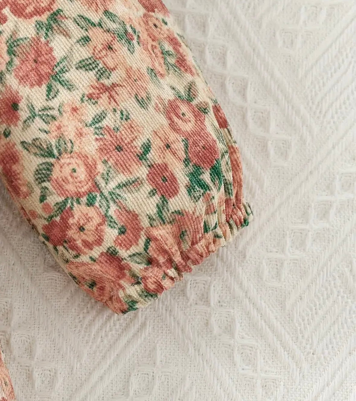 Floral Corduroy Dress