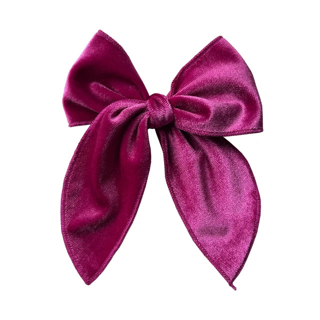 Velvet bow