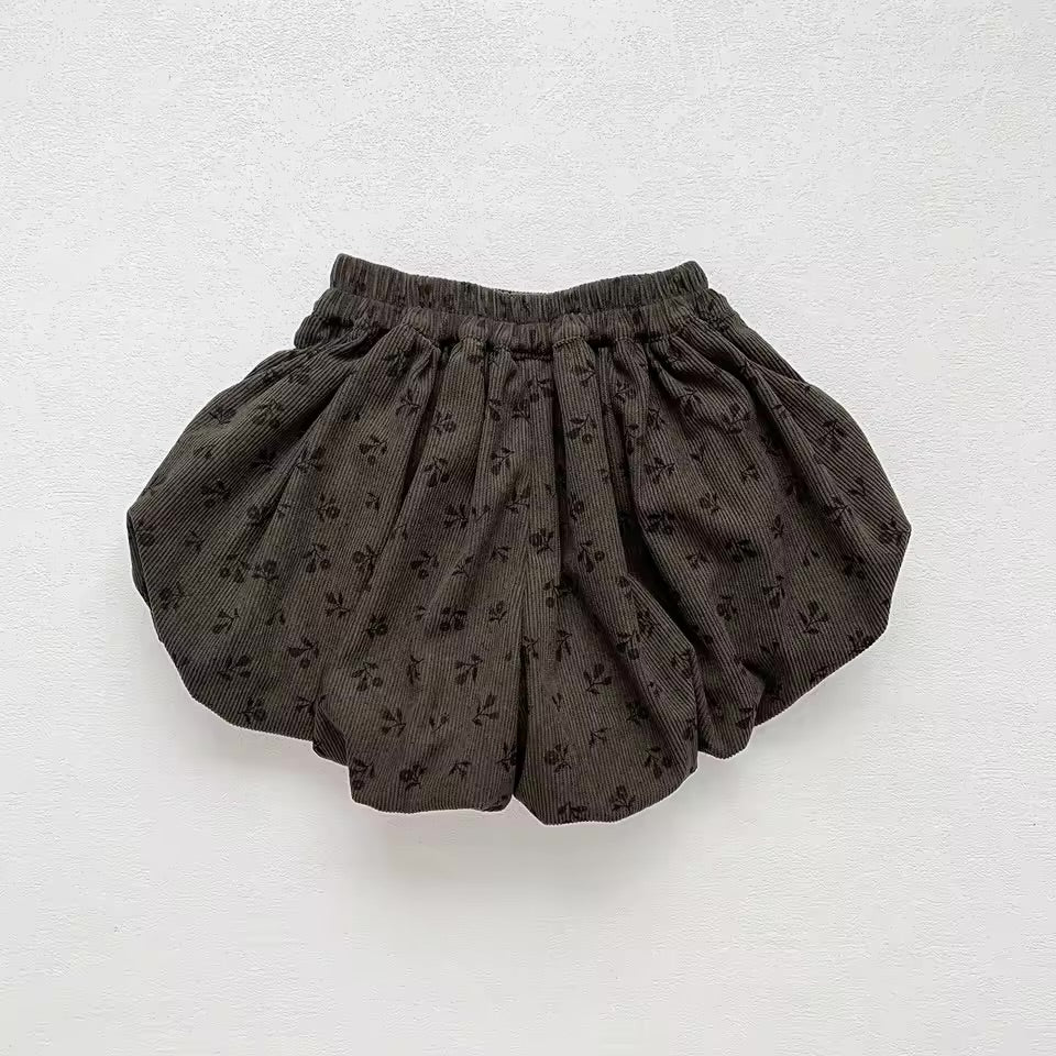 Floral Corduroy Bloomers