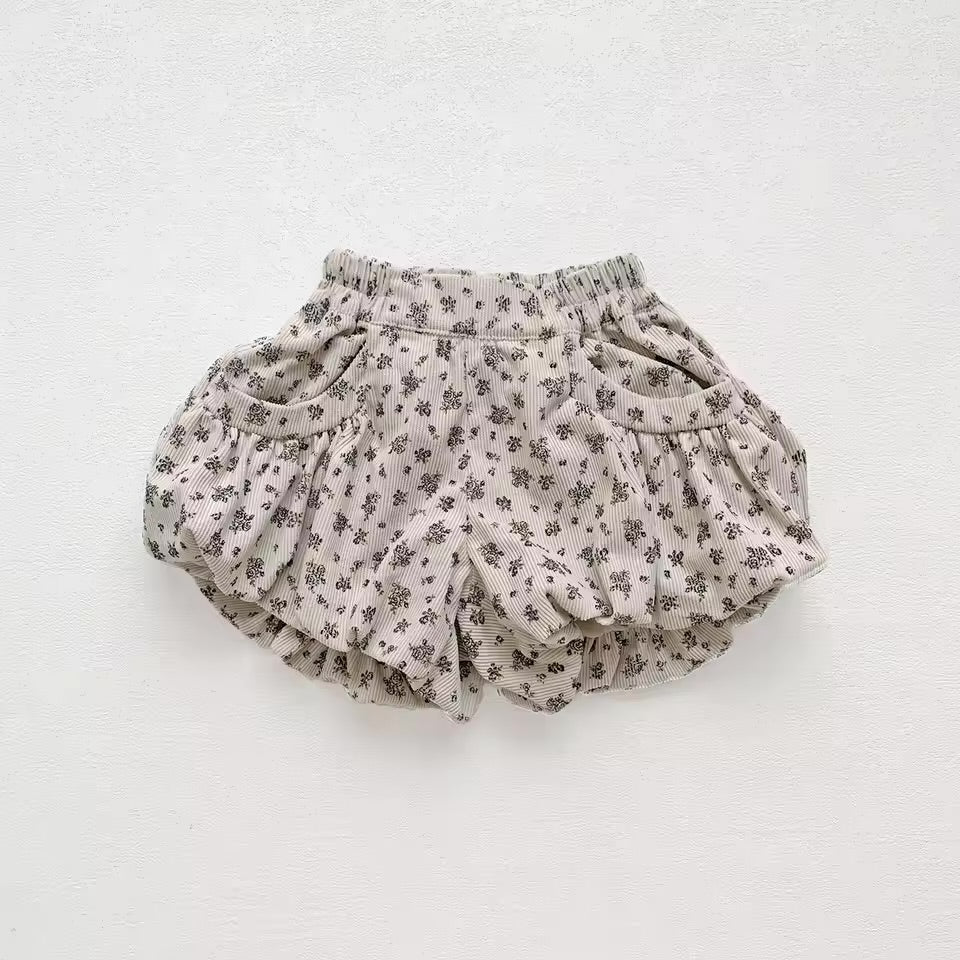 Floral Corduroy Bloomers