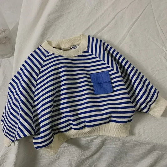 Striped Pocket Crew