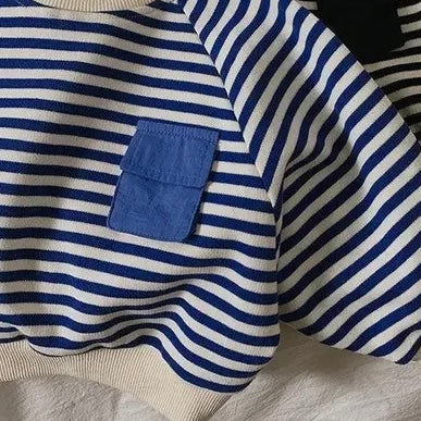 Striped Pocket Crew