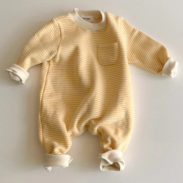 Striped Pocket Onesie