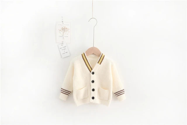 Varsity stripe cardigan