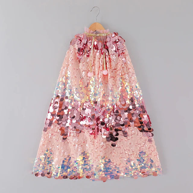 Sequin party cape