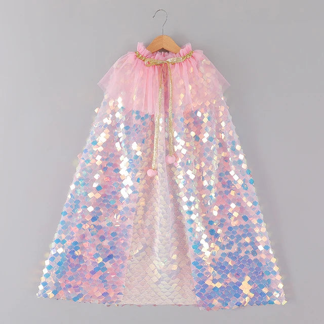 Sequin party cape