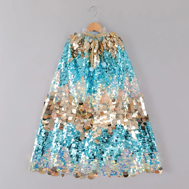 Sequin party cape