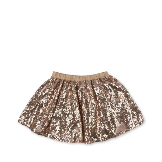 Gold sequin skirt