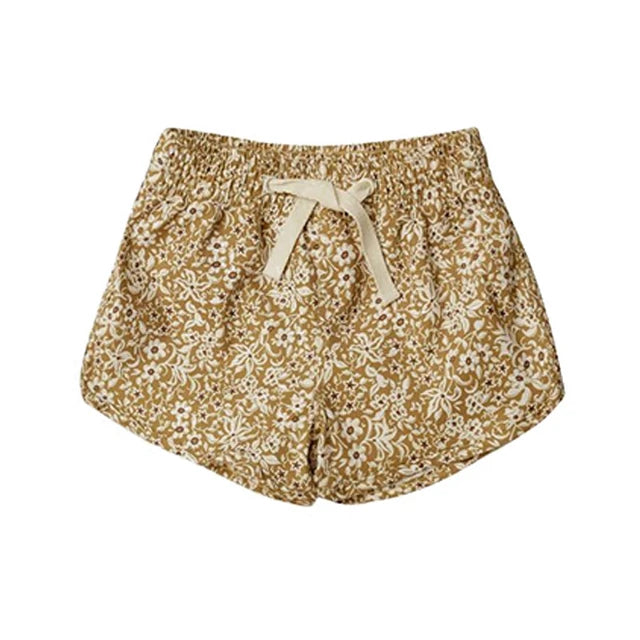 Rylee + Cru Boys Golden Ditsy Swim Trunks