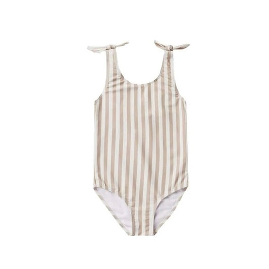 Rylee + Cru Girls Striped Swimsuit