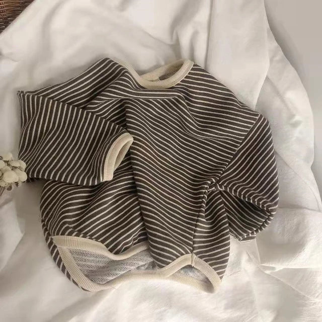 Striped long sleeve tee