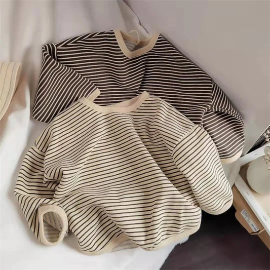 Striped long sleeve tee