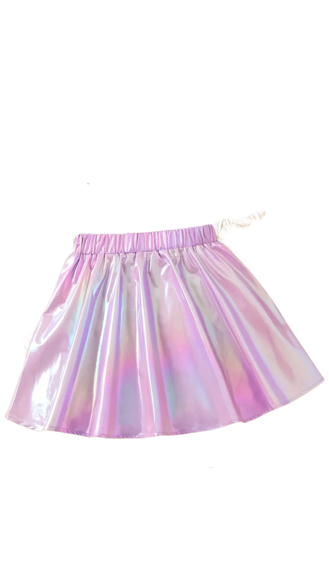 Pink metallic skirt